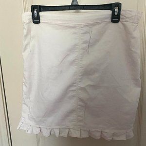 White Mini Skirt